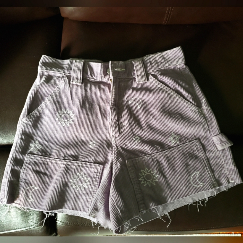 Pacsun | Stars Corduroy | Cutoff Workwear Shorts